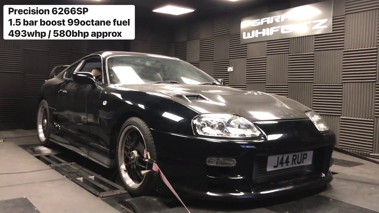Toyota Supra 6 Speed Precision 6266 dyno run