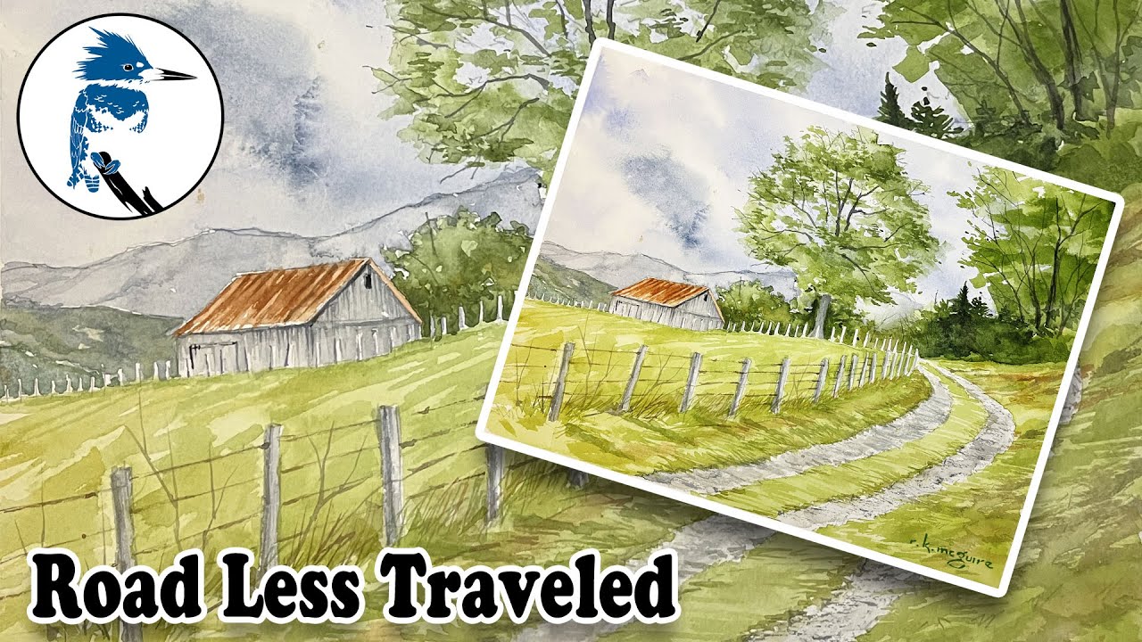 A Road Less Traveled Part 3 | How to Watercolor Paint | R K McGuire