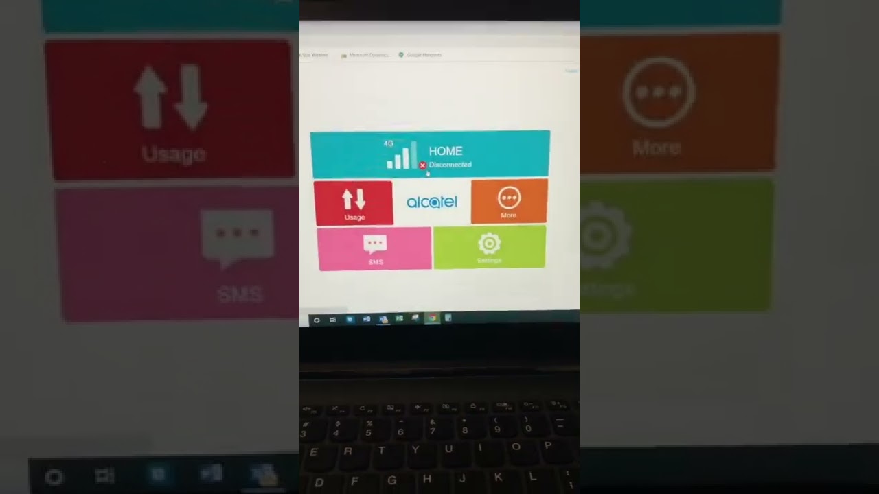 set up alcatel link zone for simple  mobile