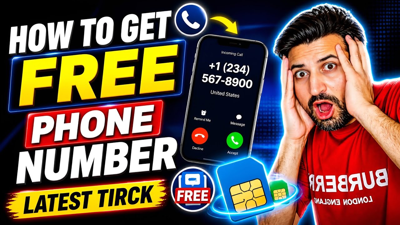 How to get free phone number for otp | Virtual number for whatsapp