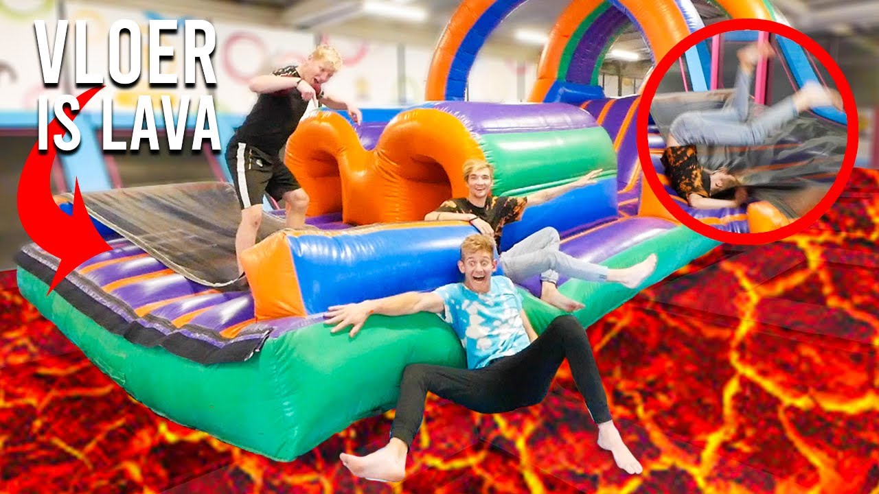 DE VLOER IS LAVA MET GIO & BOAZ! *CHALLENGE*