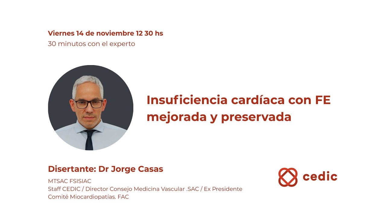Insuficiencia cardíaca con FE mejorada y preservada