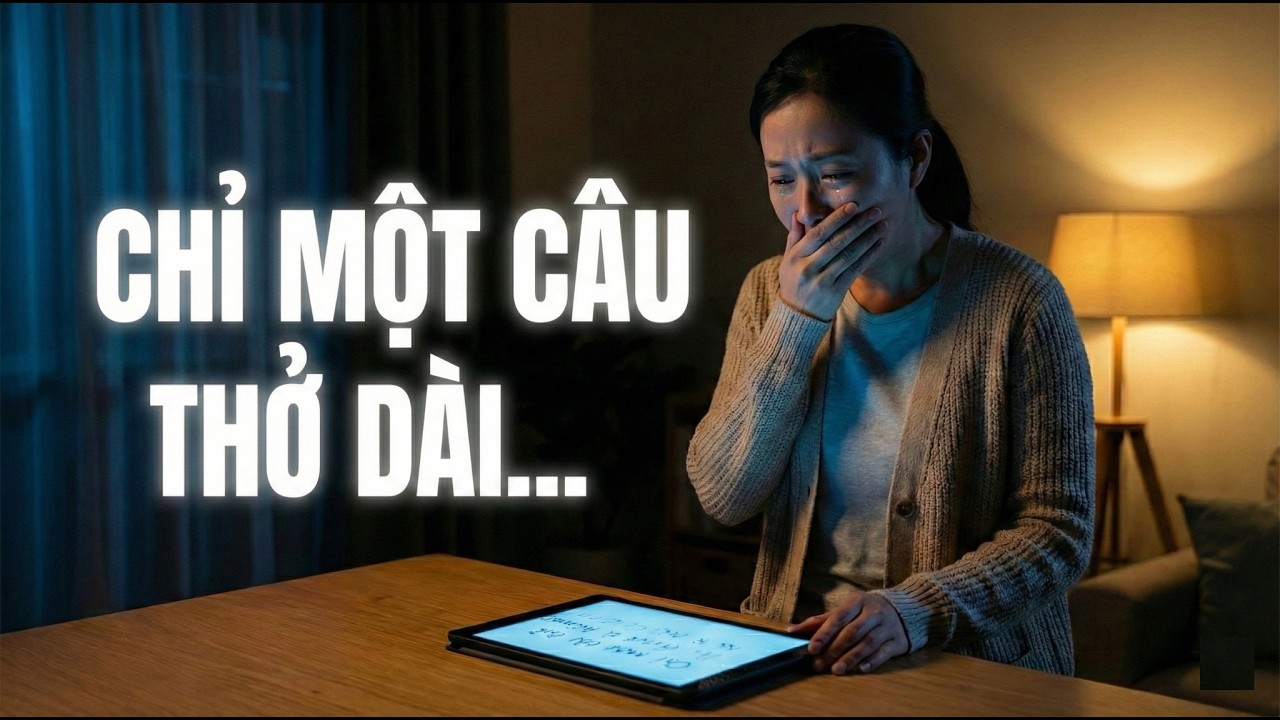 Đêm tôi nhìn thấy dòng chữ này trên màn hình của con | Kể chuyện mỗi đêm