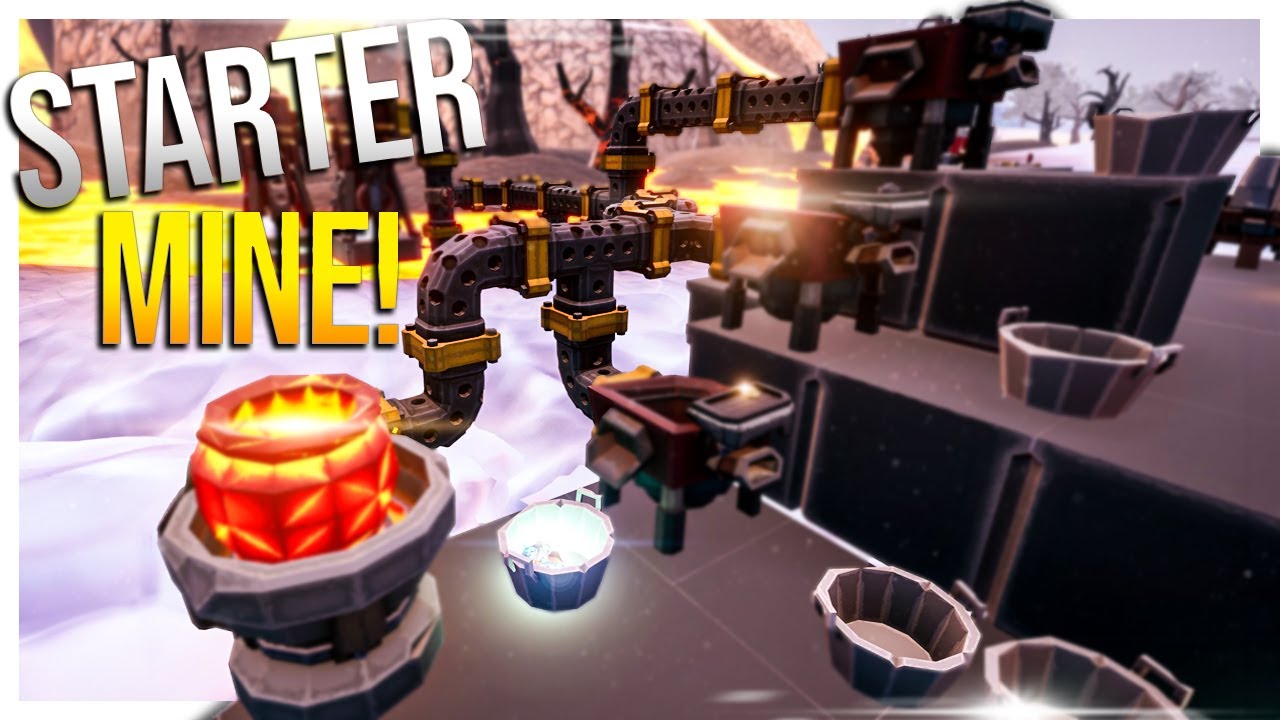 A Starter Mine with LAVA Drills Brings THIS Much GOLD! // Hydroneer Journey to Volcalidus
