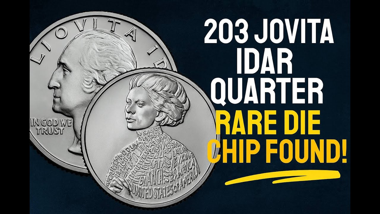 2023 Jovita Idar Quarter ERROR! BIG Die Chip Worth Up To $120 &mdash; Check Your Change!