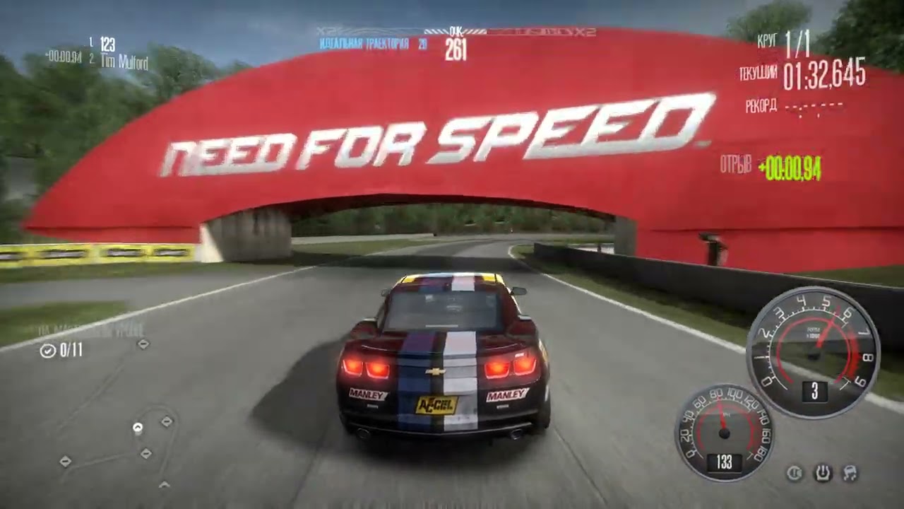 Need for Speed  Shift  2 уровень  29  Car Battle  6  Camaro SS против Challenger  2 заезд  1 попытка