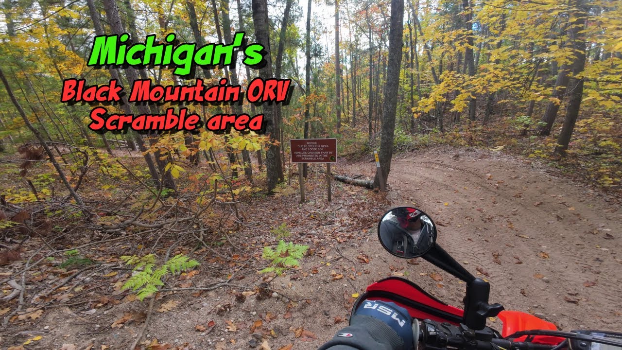 Exploring Michigan's Black Mountain ORV scramble area
