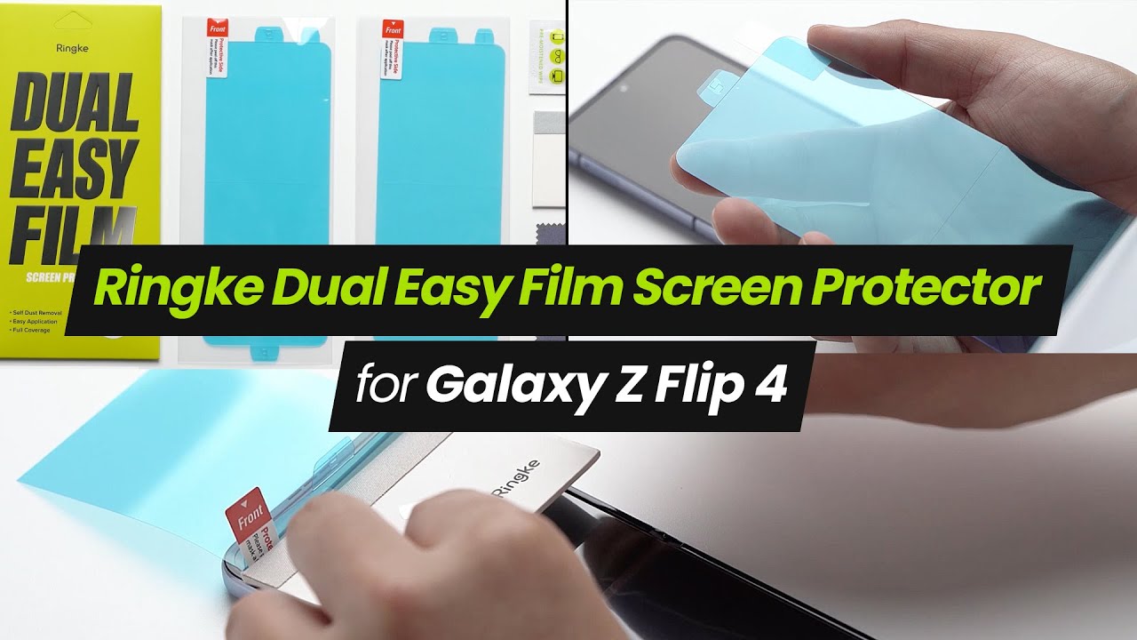 Galaxy Z Flip 4 (2022) | Ringke Dual Easy Film - Installation Guide