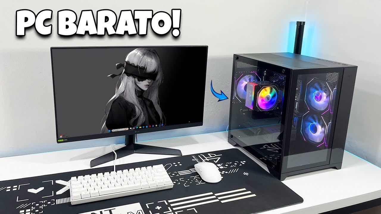 Montei o PC GAMER mais BARATO que RODA TUDO