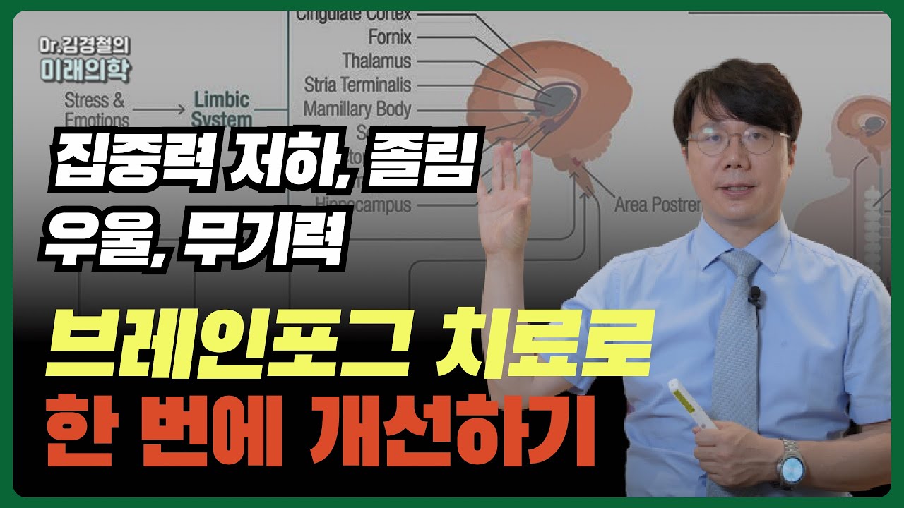 어느날 갑자기 내 머리가 이상해진 것 같다면?! 집중력 저하, 졸림, 우울, 무기력 '브레인포그' 치료로 한 번에 개선하기 (뇌인지, 집중력 개선 프로그램 - 1부)