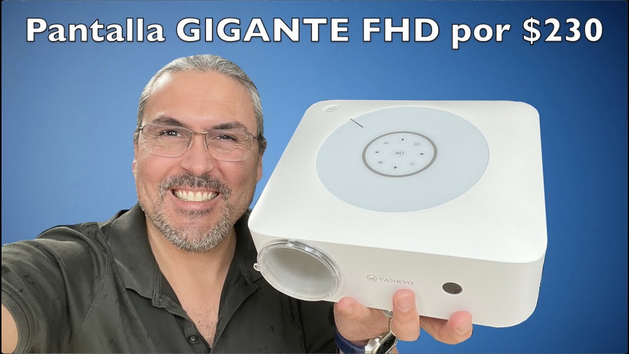Pantalla GIGANTE por $230 Vankyo Leisure 530W proyector FHD nativo