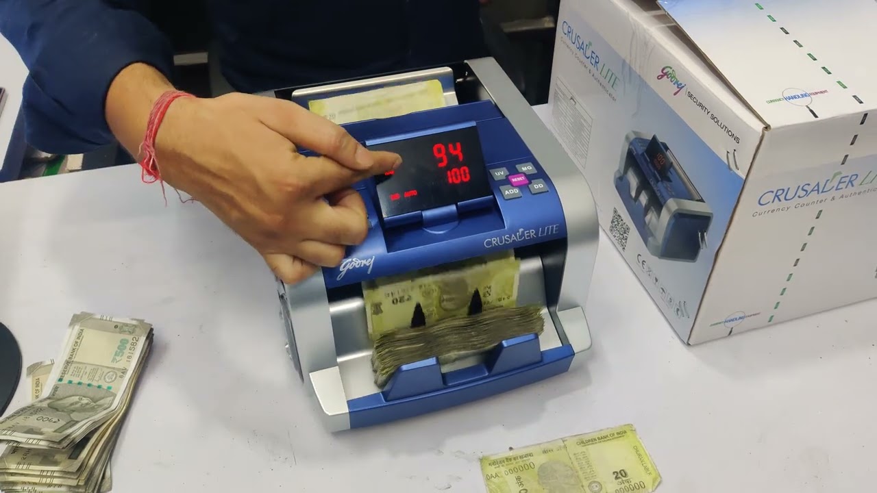 Godrej Crusader Latest Version Cash Counting Machines with Fake Notes Detector 2024- Find the Right