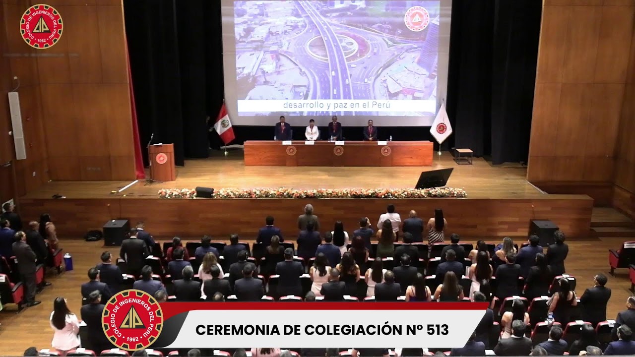 CEREMONIA DE COLEGIACIÓN N° 513