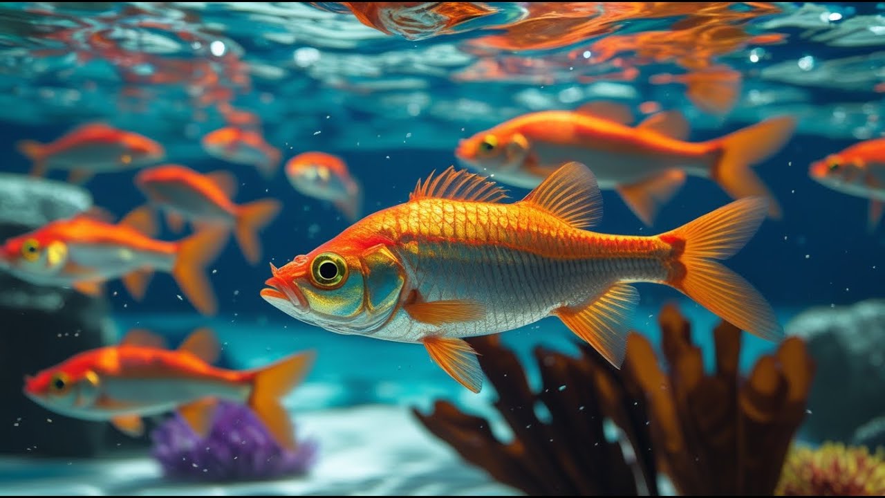 Peaceful Ocean Waves & Underwater Life | Relaxing Music for Sleep, Meditation & Deep Focus