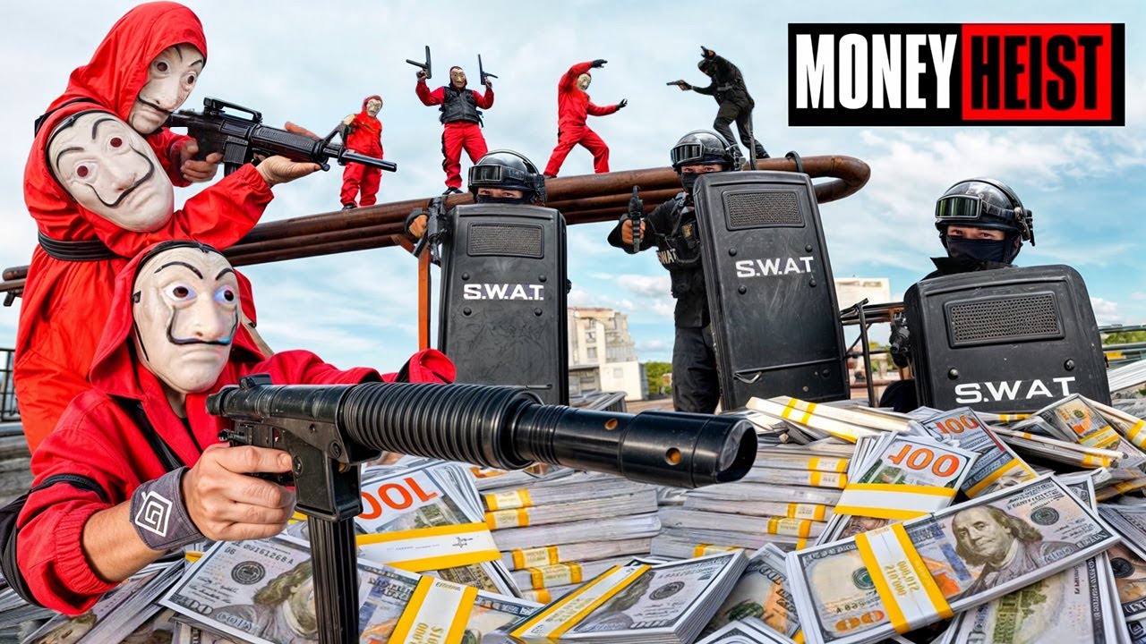 PARKOUR VS MONEY HEIST! 6 | BAD GUYS: No ESCAPE from POLICE chase (BELLA CIAO REMIX) | Epic POV