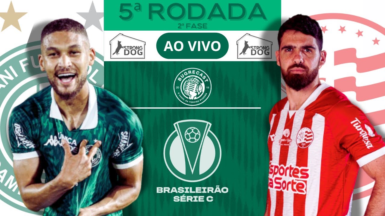 🏹📻 GUARANI x N&aacute;utico - 5&ordf; Rodada - 2&ordf; Fase - S&eacute;rie C 2025 | 🔴AO VIVO