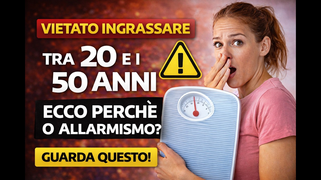 2 - Dieta e longevità | VIETATO INGRASSARE TRA I 20 E I 50 ANNI: PERCHÉ E COSA FARE? | Prof. Fontana