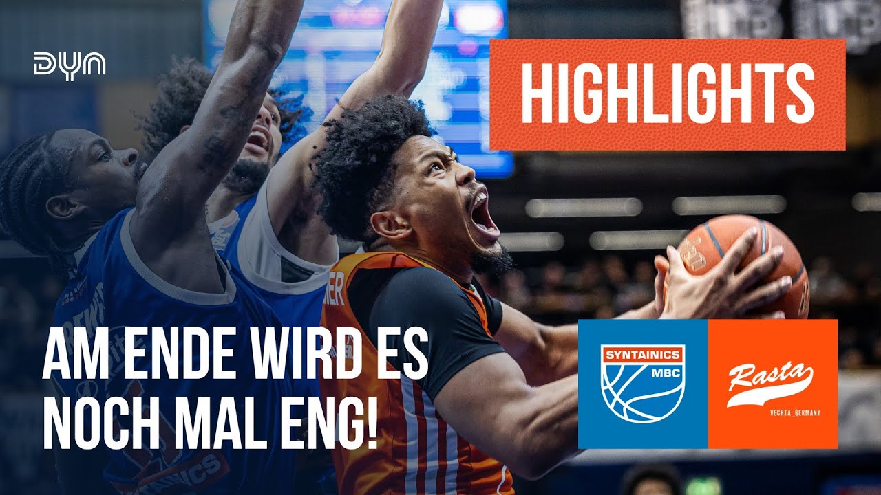 Highlights: SYNTAINICS MBC - RASTA Vechta (Saison 2024/25) | easyCredit Basketball Bundesliga