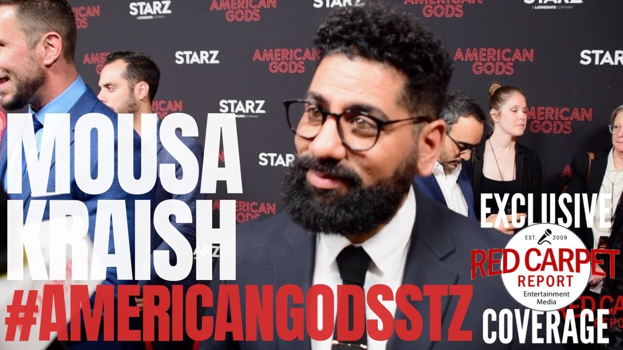Mousa Kraish interviewed at STARZ LA &ldquo;American Gods&rdquo; Season 2 Red Carpet Premiere #AmericanGodsSTZ