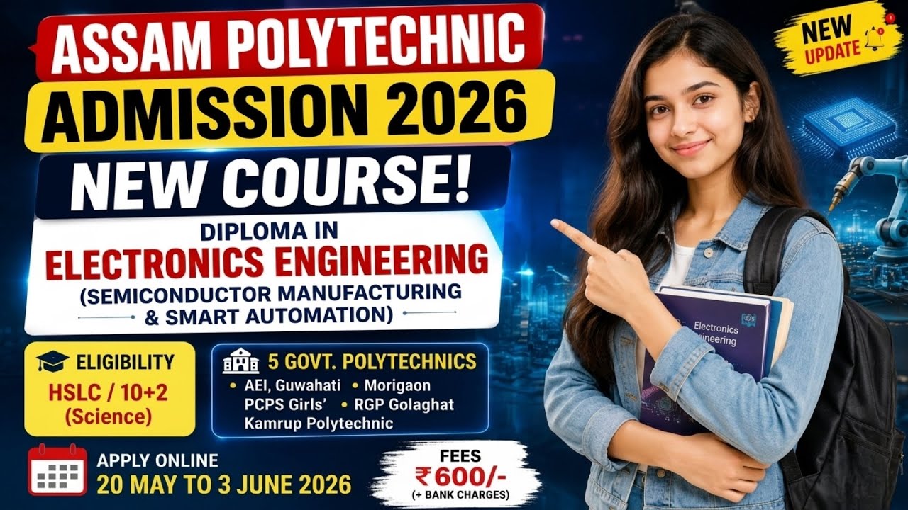 Assam Polytechnic New Course Admission 2026 Semiconductor Engineering Diploma Assam