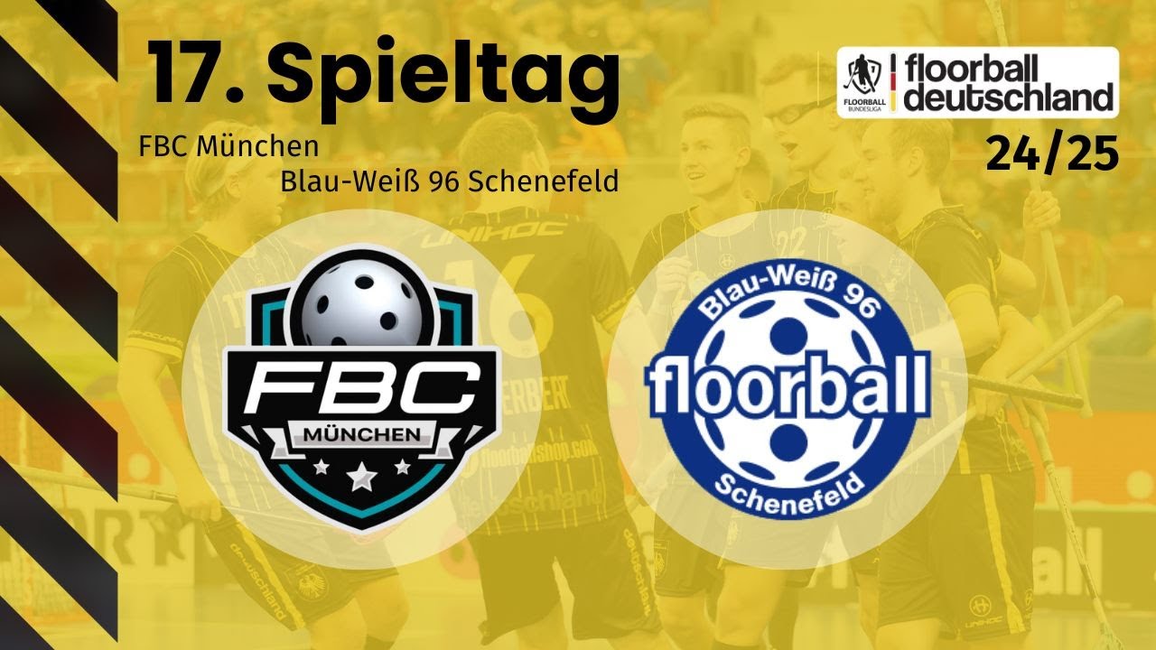 FBC München vs. Blau-Weiß 96 Schenefeld | 17. Spieltag - 1. Floorball-BL Herren 24/25