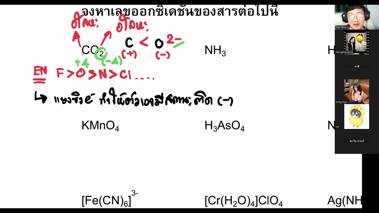 การดุลปฎิกิริยา Redox in acid and base 6/12/68