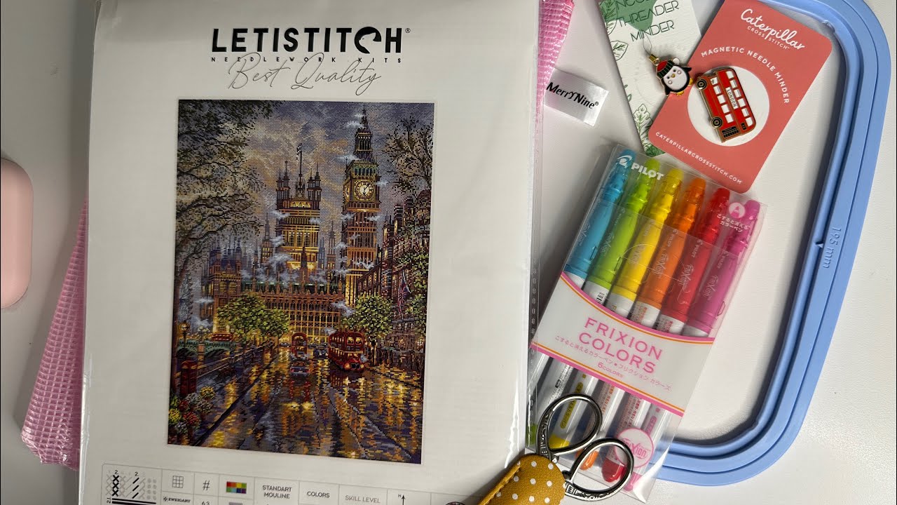 Flosstube extra: Распаковка набора Letistitch «The Palace» и как начать работу с ним