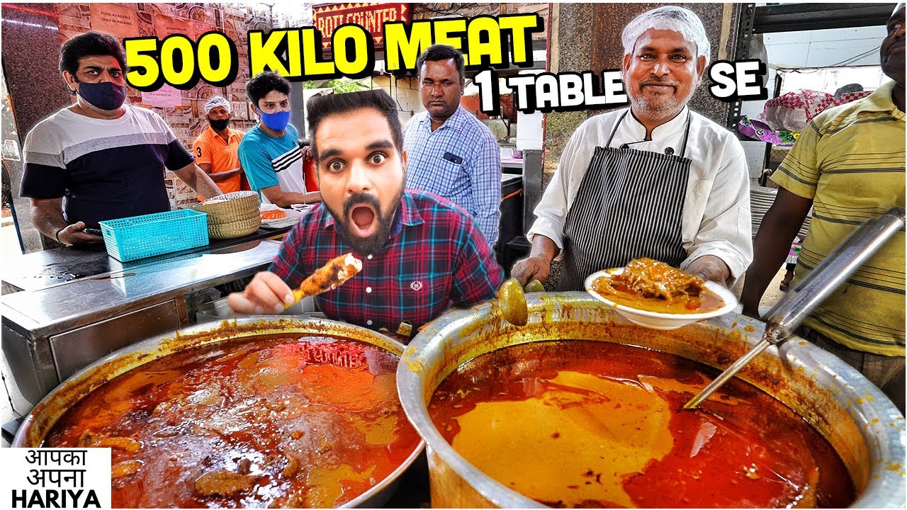 500 Kilo Mutton, Unlimited Kebab, Matka Biryani, Butter Chicken | Rajinder Dhaba Indian Street Food