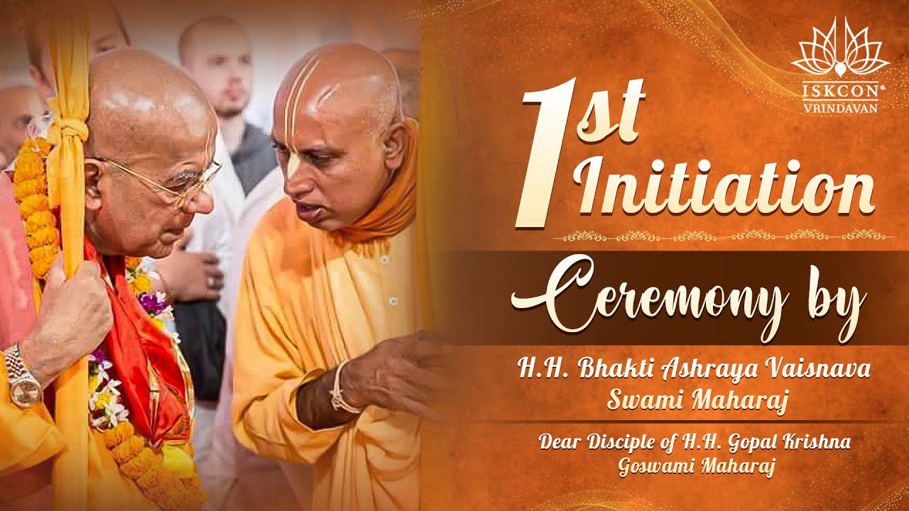 1st Diksha Ceremony by HH Bhakti Ashraya Vaisnava Swami || 12.05.2025