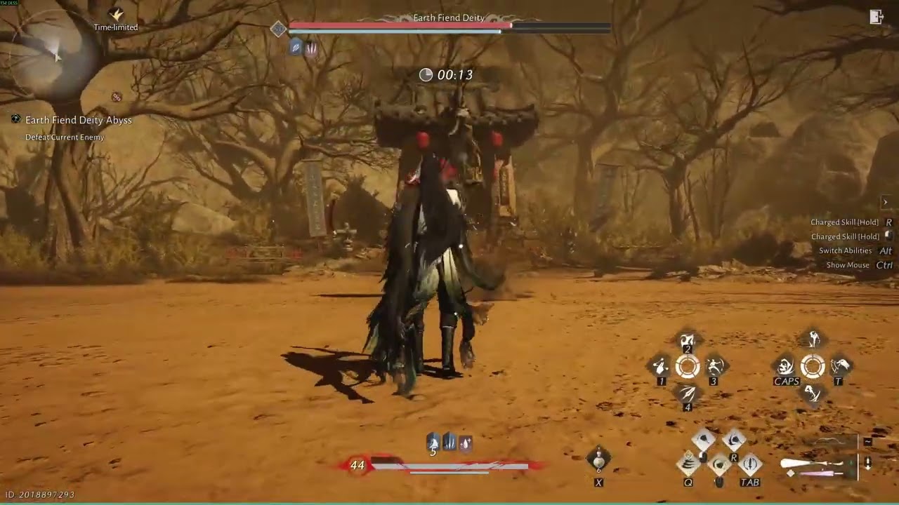 Earth Fiend Deity No Hit Abyss Trial (0:41) | Silkbind: Jade Fan & Umbrella | Where Winds Meet