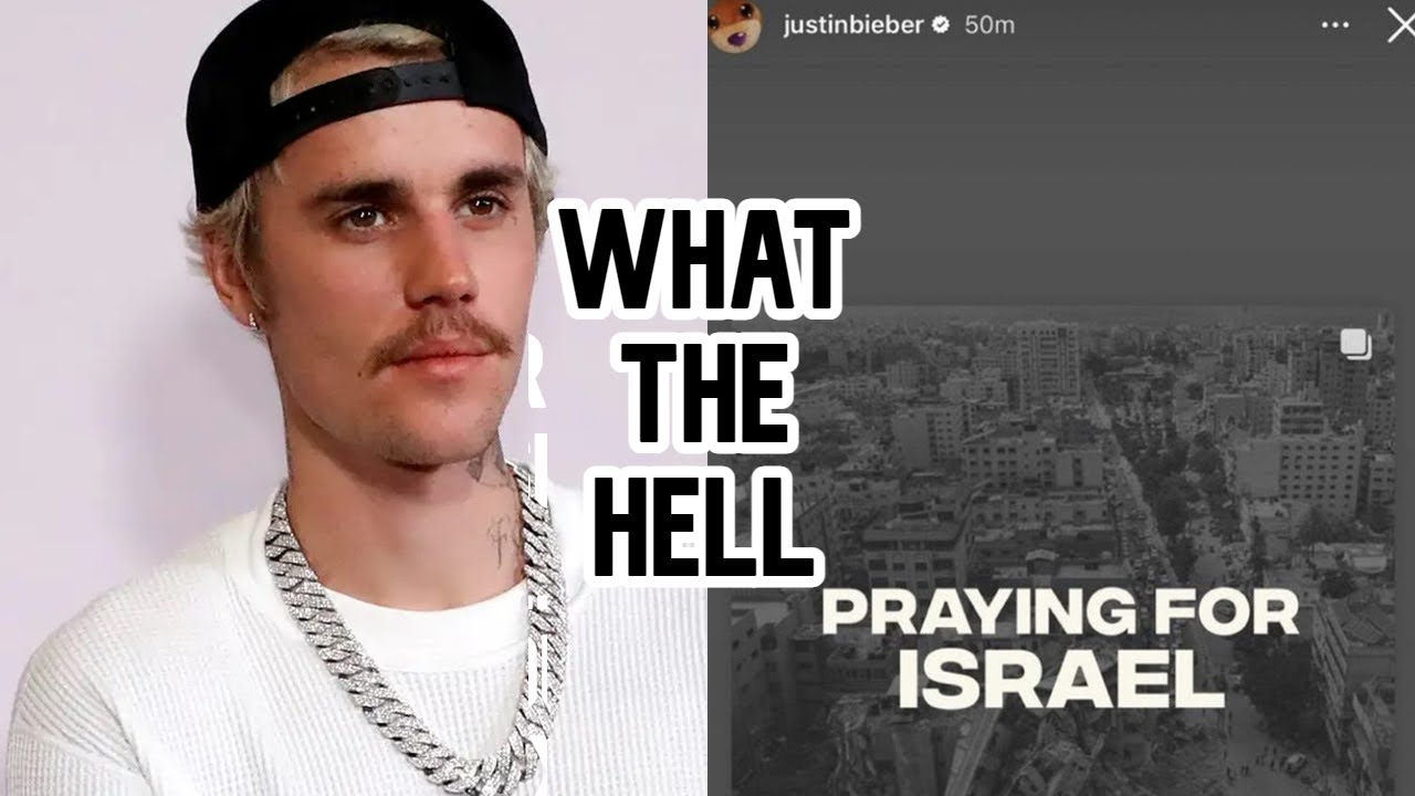 Justin Bieber posts photo of DESTROYED Gaza whilst writing 
