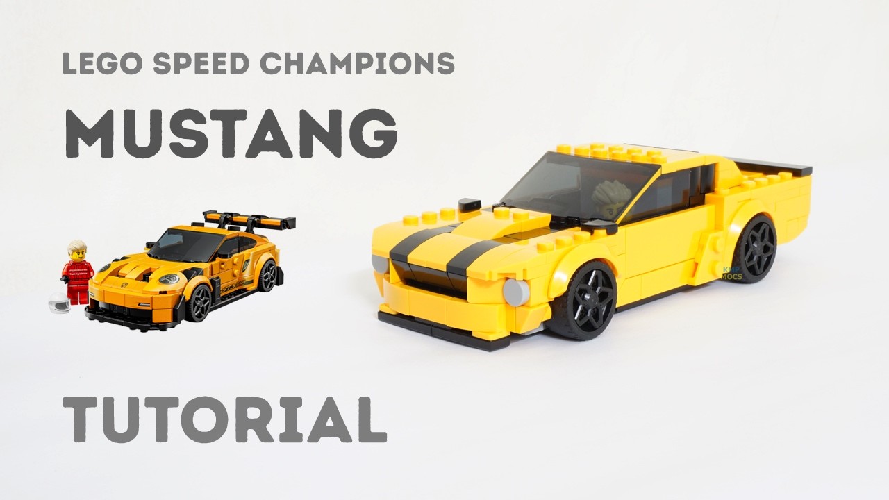 Учебное пособие — Ford Mustang Restomod 1967 года | Альтернативная сборка Lego Speed ​​Champions ...