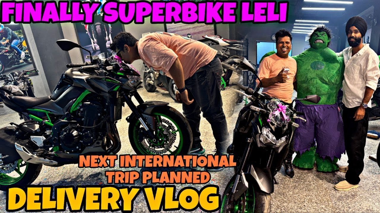 Finally apni SUPERBIKE Ki delivery leli | Pehle hi din Gira Bhi di | Next International Trip Soon |
