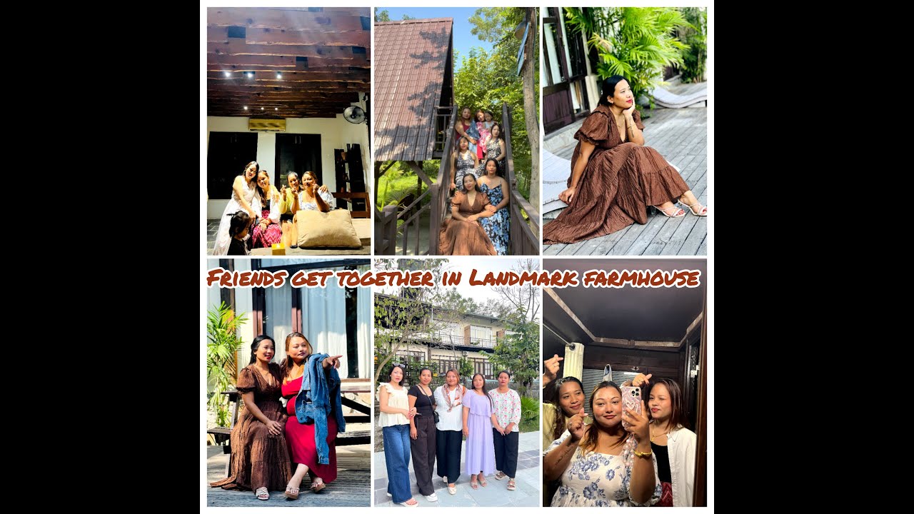 Visiting Landmark farmhouse with friends