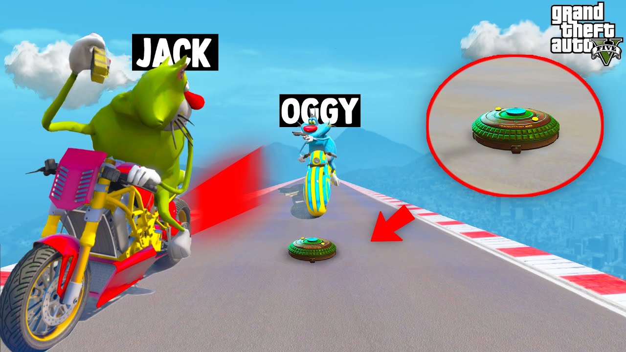 OGGY CHALLENGE Jack In DEADLINE "DAVID PUTRA BIKE" Challenge😱! GTA5