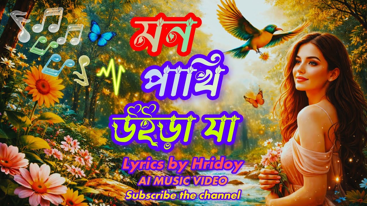 মন পাখি উইড়া যা | Mon pakhi uira ja | Folk Bangla music video | Hridoy Chowkider | The Ajaira Vai 