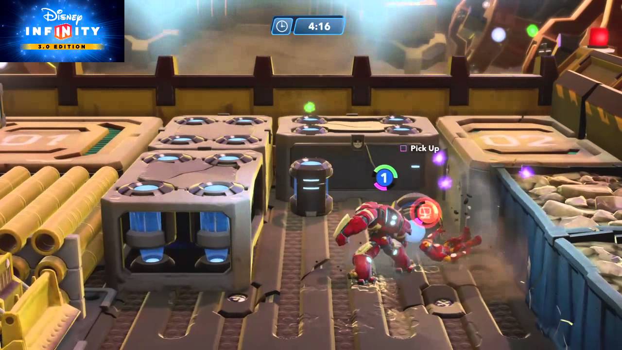 Disney Infinity 3.0: Hulkbuster vs. Iron man (Marvel battlegrounds)
