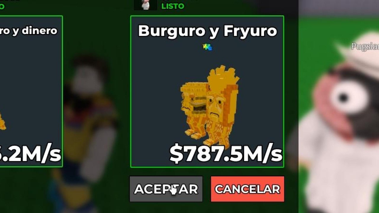 arriesgue mi mejor brainrot para hacernos ricos contra streamer en roba un brainrot