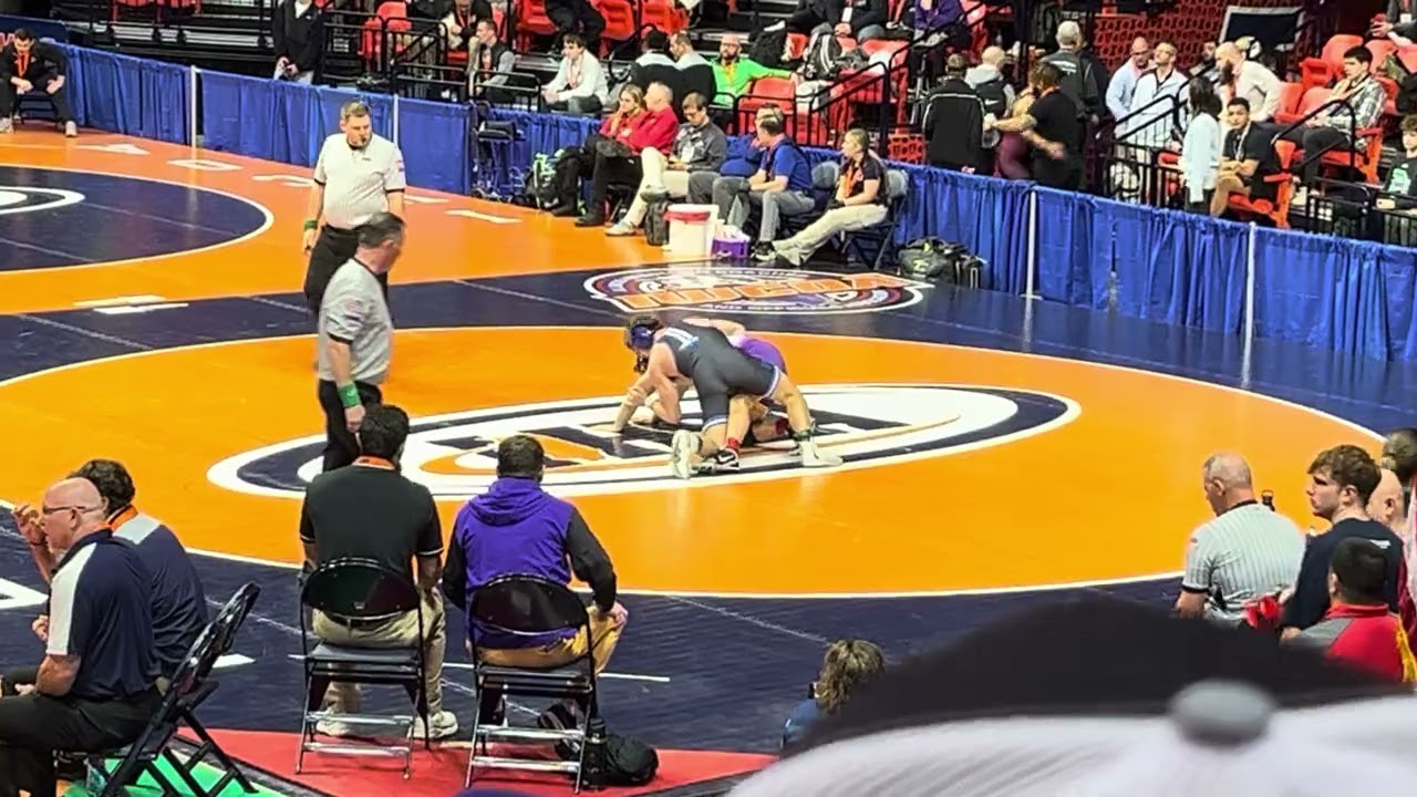 State tournament 190 pounds Zvonar  vs Rappa￼