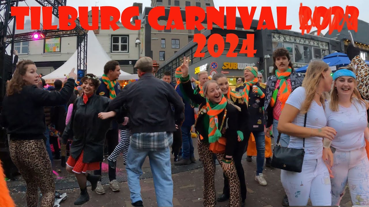 On the occasion of carnival 2024 in Europe. Tilburg carnival 2023 highlights in the Netherlands