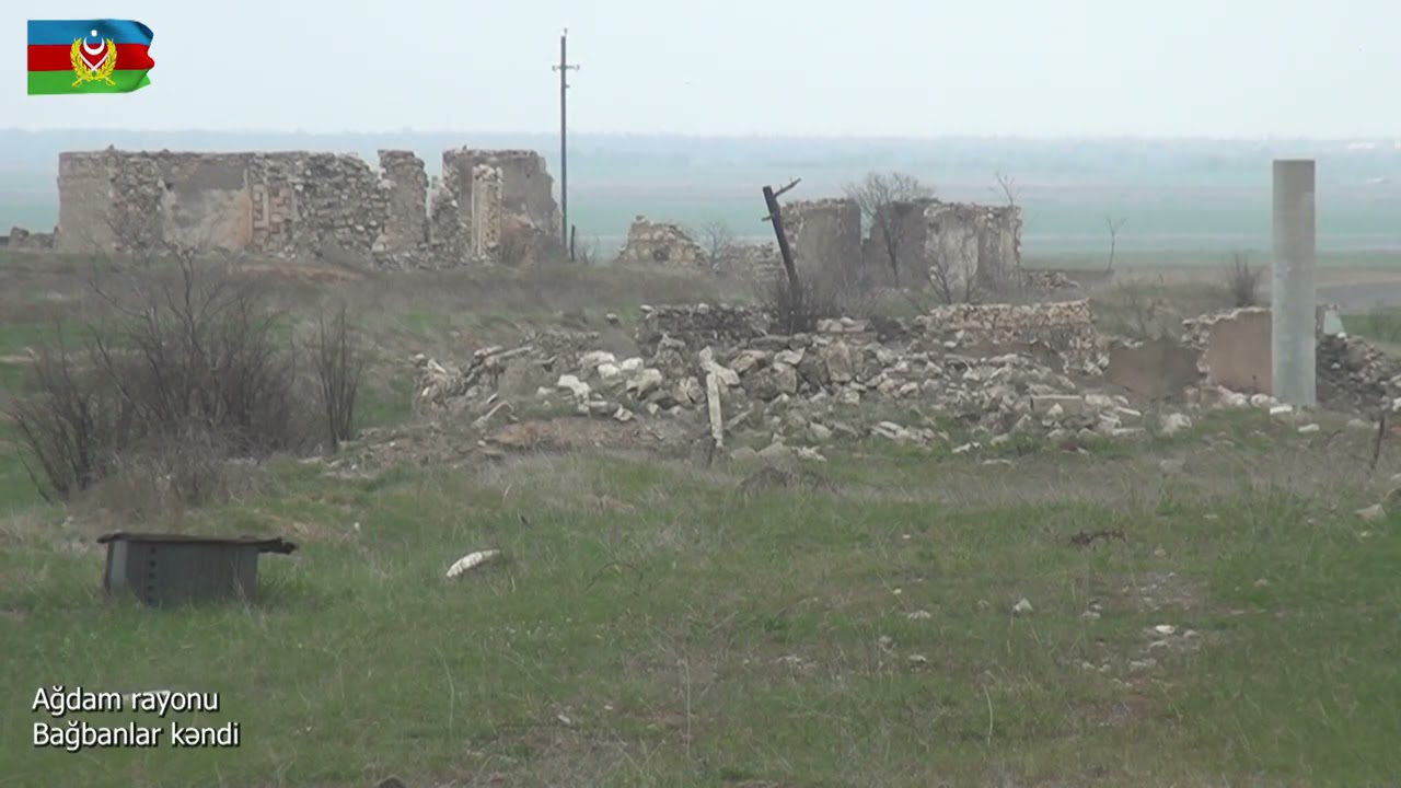 Ağdam rayonunun Bağbanlar kəndindən videogörüntülər