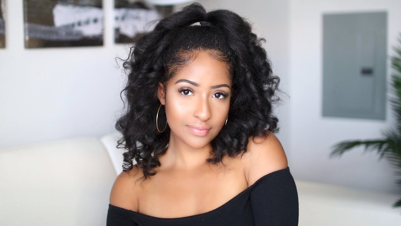 SOFT VOLUMINOUS CURLS ON MY NATURAL HAIR TUTORIAL!!!
