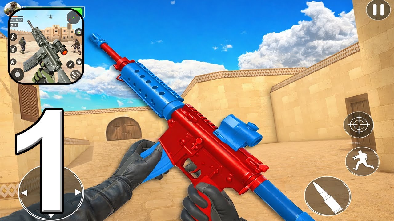 FPS Encounter Shooting Games - Commando Strike Game Android Gameplay - Part 1
