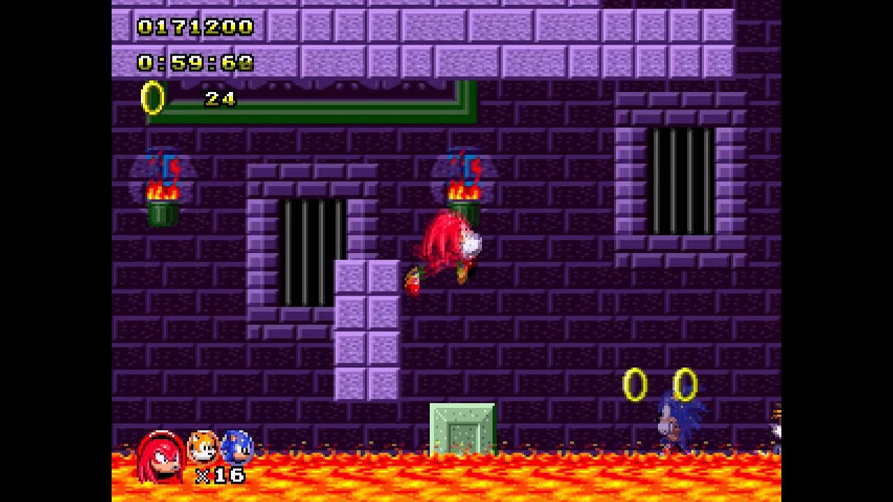 Sonic Classic Heroes Multiplayer Part 2 - Marble Zone