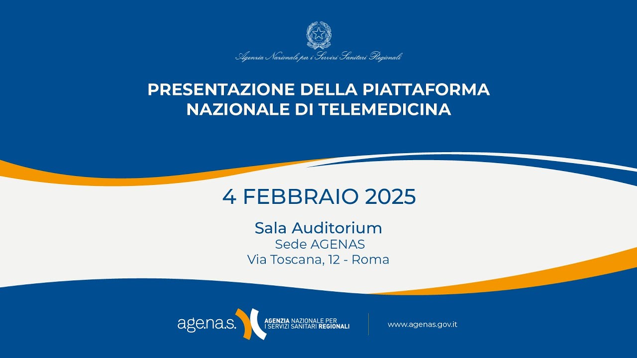 Presentazione della piattaforma nazionale di telemedicina