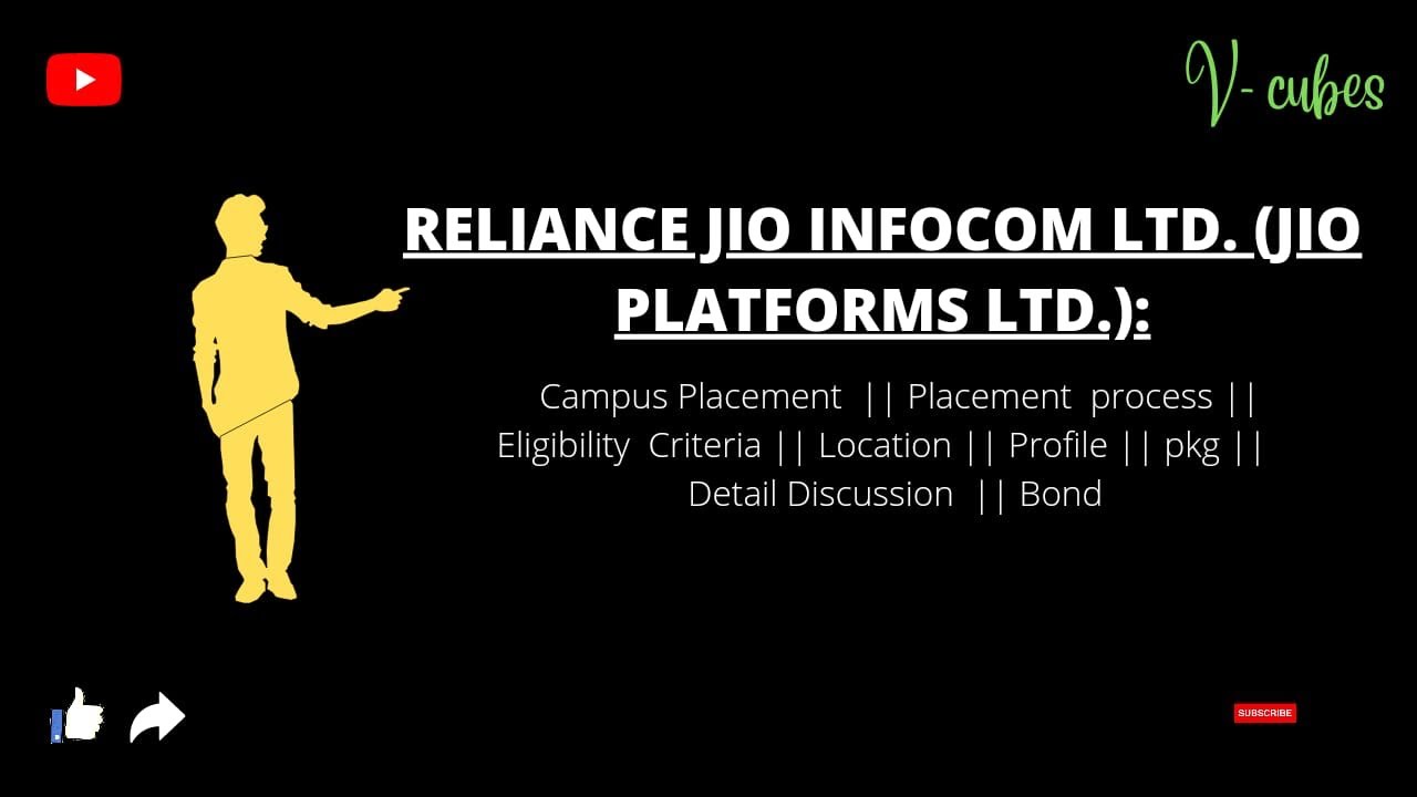 Reliance Jio Infocom Ltd || PlacementProcess Detail Discussion On-Campus Vcubes Vision