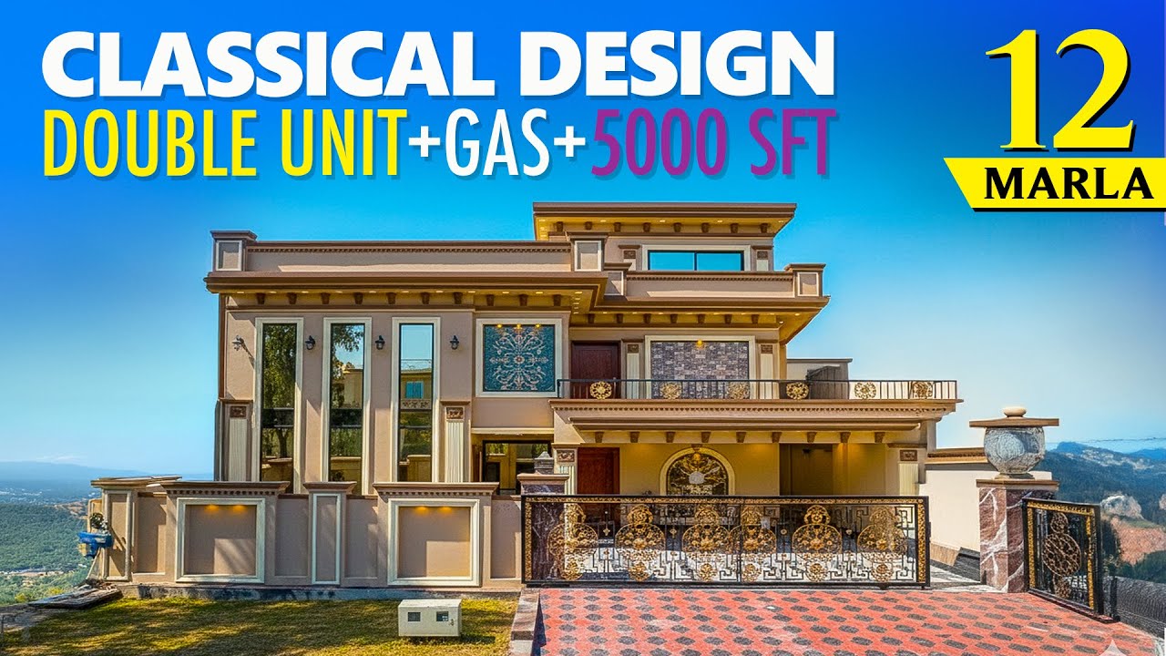 12 Marla Double Unit Classical House for Sale in Media Town Islamabad | Gas Installed