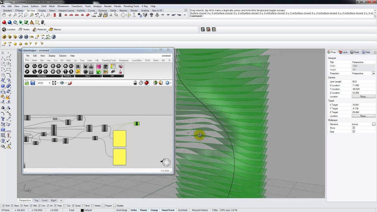 [Grasshopper] Parametric Louvers