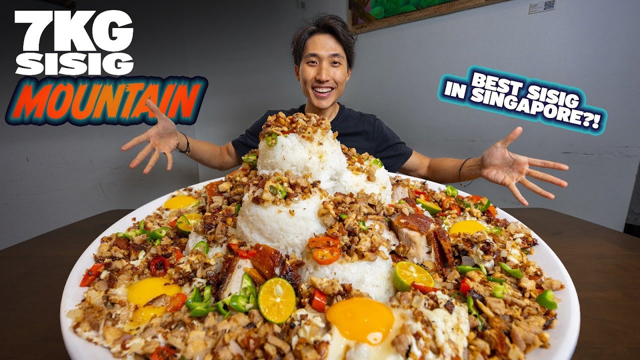 7-КИЛЛОВЫЙ МОНСТР СИСИГ ЧЕЛЛЕНДЖ! | Невероятный ресторан Lechon на Востоке! | Лучший Сисиг в Синг...