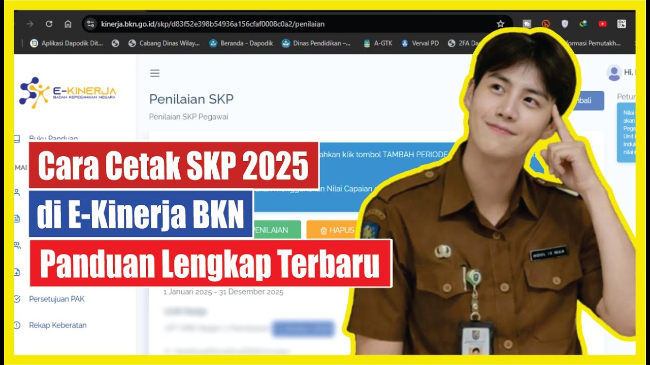 Cara Cetak SKP 2025 di E Kinerja BKN | Panduan Lengkap Terbaru